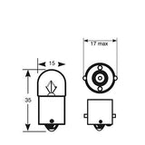 246 R10W OEM Replacement Bulbs (10 PACK)