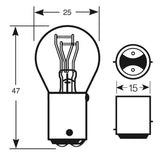 334 21/5W OEM Replacement Bulbs (10 PACK)