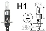 24v H1 100w 466 Limastar Golden Yellow Halogen Bulbs (10 PACK)