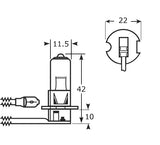 H3 453 55w OEM Replacement Bulbs (10 PACK)