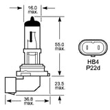 HB3 9005 60w OEM Replacement Bulbs (10 PACK)