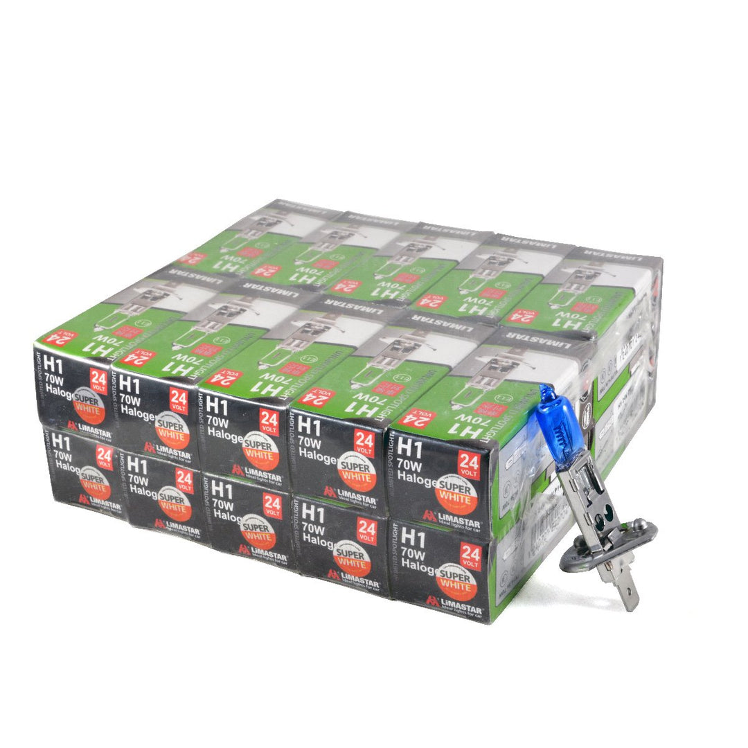 Limastar H4 24V 75/70W 6000K Xenon White Halogen Headlight Bulbs – For Trucks & HGVs