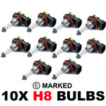 H8 708 35w OEM Replacement Bulbs (10 PACK)