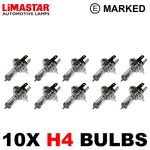 24v H4 75/70w 475 Limastar OEM Halogen Bulbs (10 PACK)