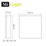 Milight Dimming 2.4G RF 4 Zone Wall Controller B1