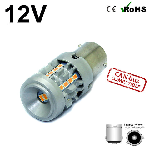 12v 581 BAU15s 26 SMD LED Bulb (canbus)