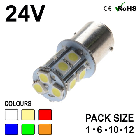 24v 149 BA15s 8 SMD LED Bulb – Valley Lighting - Automotive LED