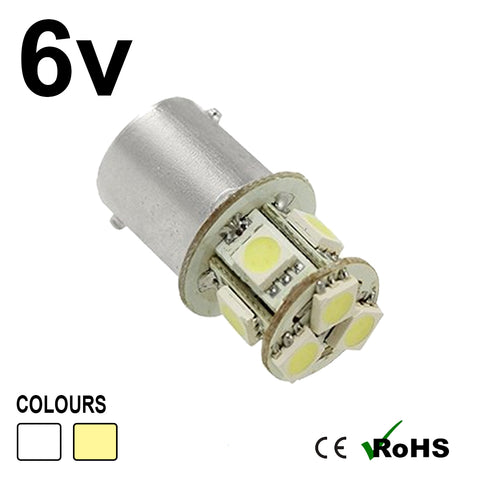 6v BA15s 205 8 SMD LED Bulb