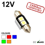 12v 31mm Festoon 2 SMD LED Bulb (canbus)
